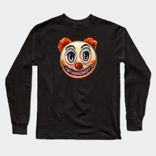 Clown face emoji Long Sleeve T-Shirt